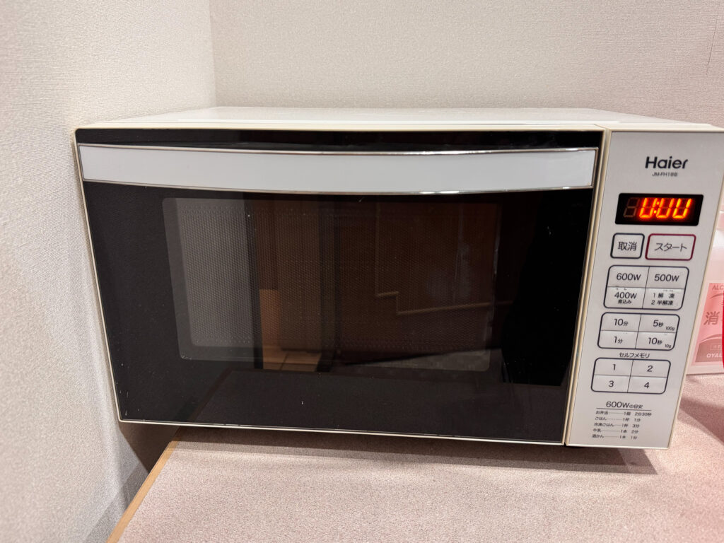 シェラトン舞浜オアシス棟の電子レンジ
